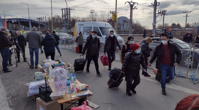 Situation von Geflüchteten aus der Ukraine in den Nachbarländern